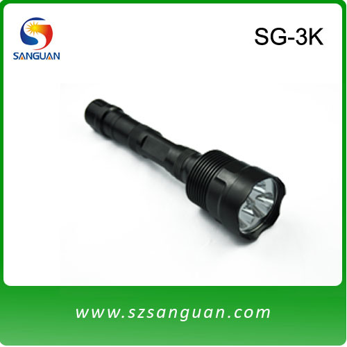 3000lm Rechargeable CREE Xm-L LED Flashlight