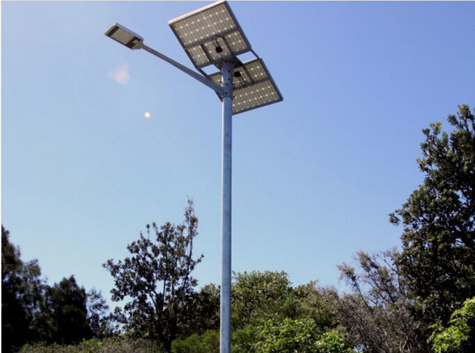 8m Pole 60W LED Solar Street Lighting System