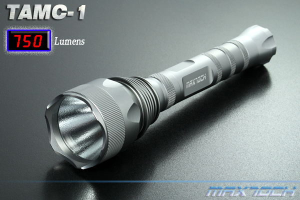 8W MCE 750LM 18650 Superbright Aluminum LED Flashlight (TAMC-1)