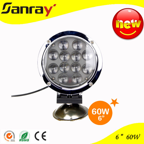 New Arrival 7inch 60W LED Work Light with 4D CREE