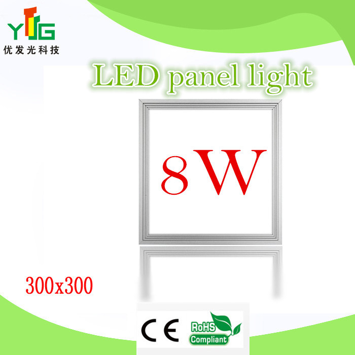 8W Cool White LED Panel Light
