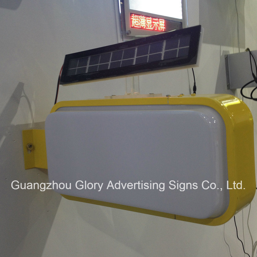 Oudoor Street Advertising Display LED Solar Light Box