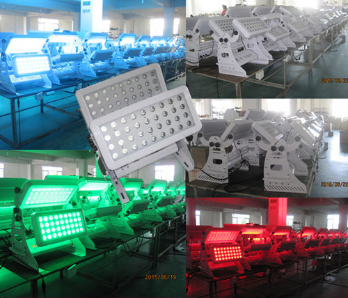 72X10W Outdoor City Color Wireless LED Wall Washer