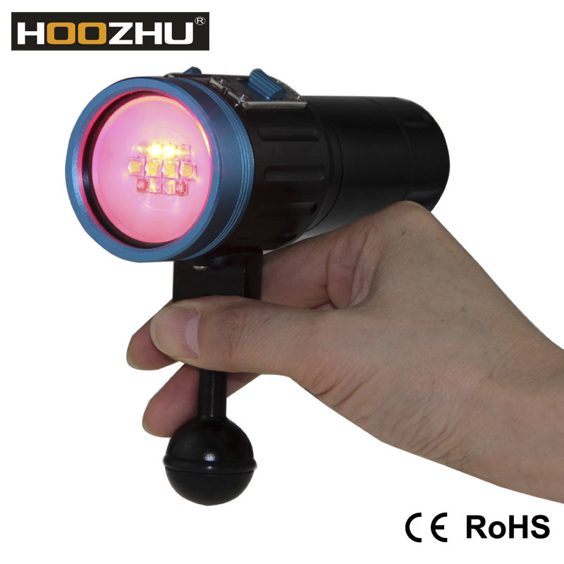 Hoozhu V13 Diving Torch LED Flashlight