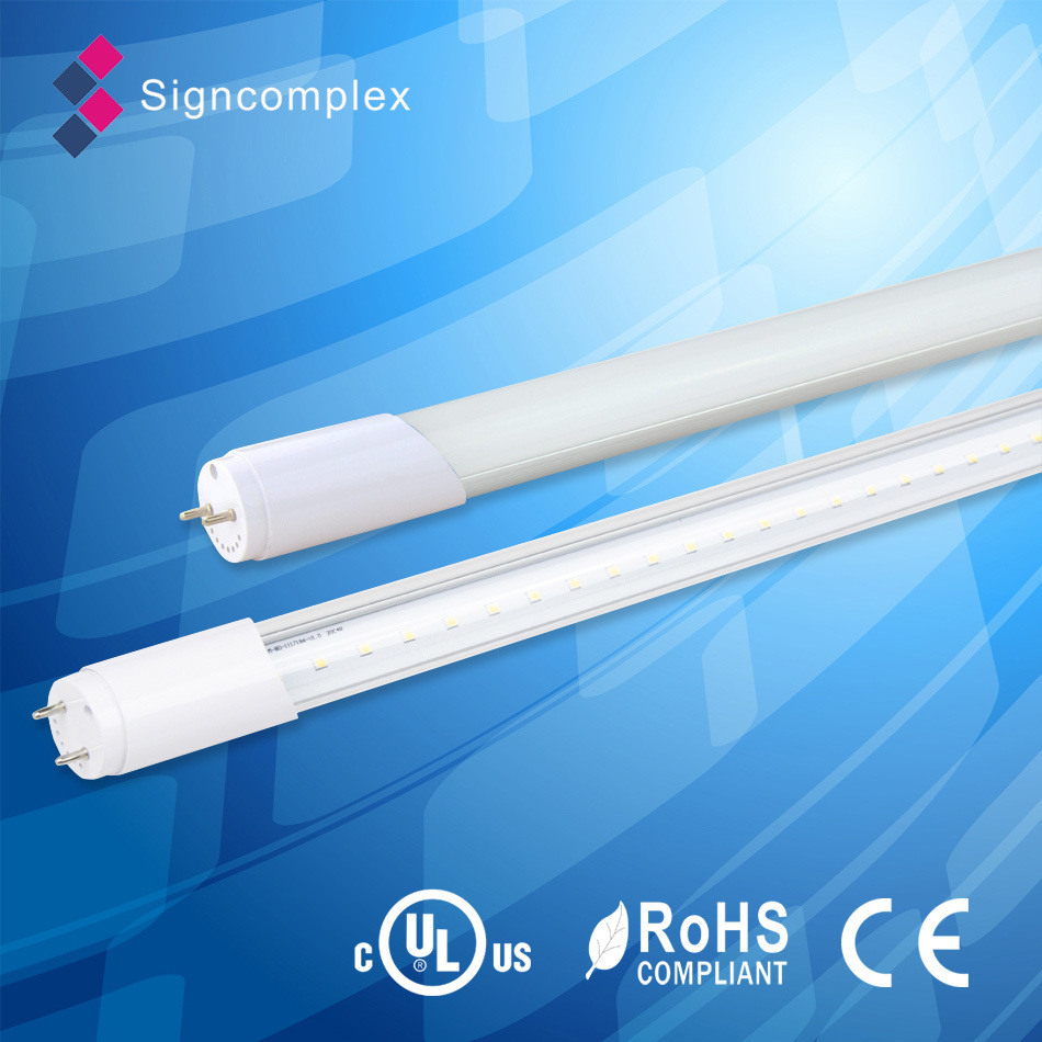 130lm/Watt UL 22W 5ft LED Tube Light T8 150cm Made in China