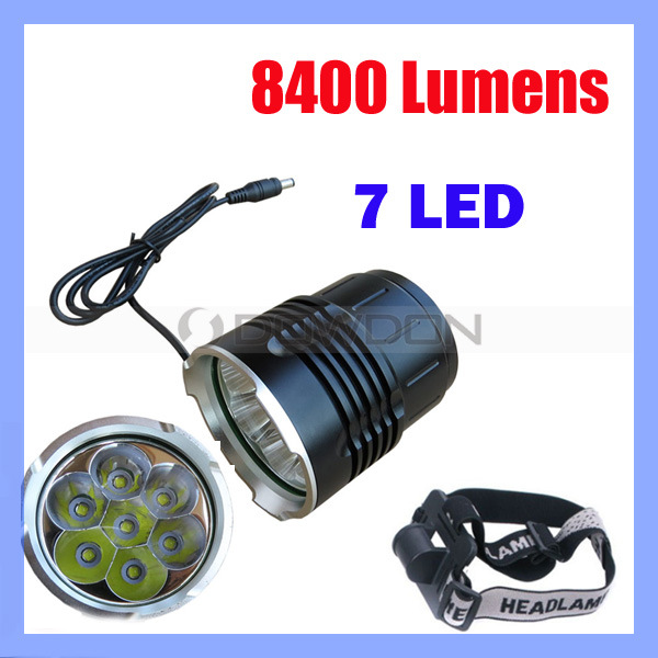 7 LED CREE LED Headlamp with 8400 Lumens