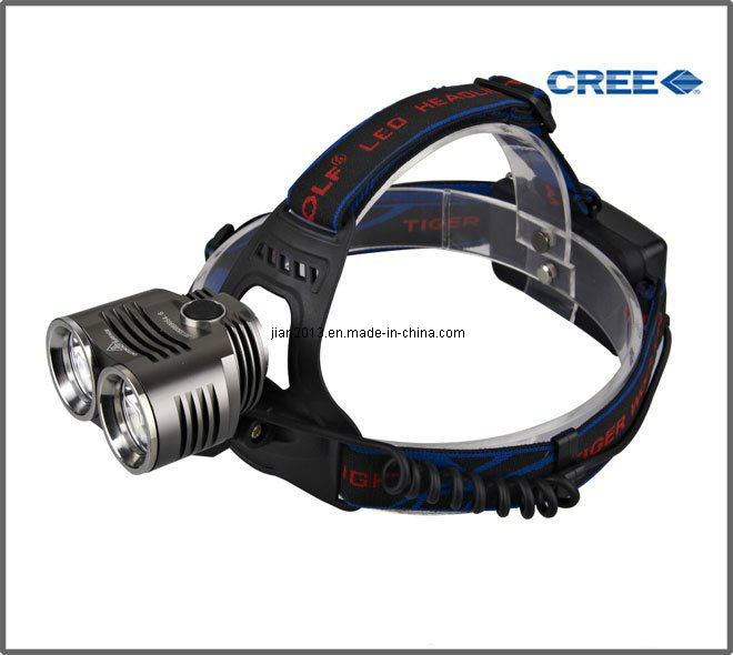 Rechargeable High Power 2*CREE T6 LED Headlight