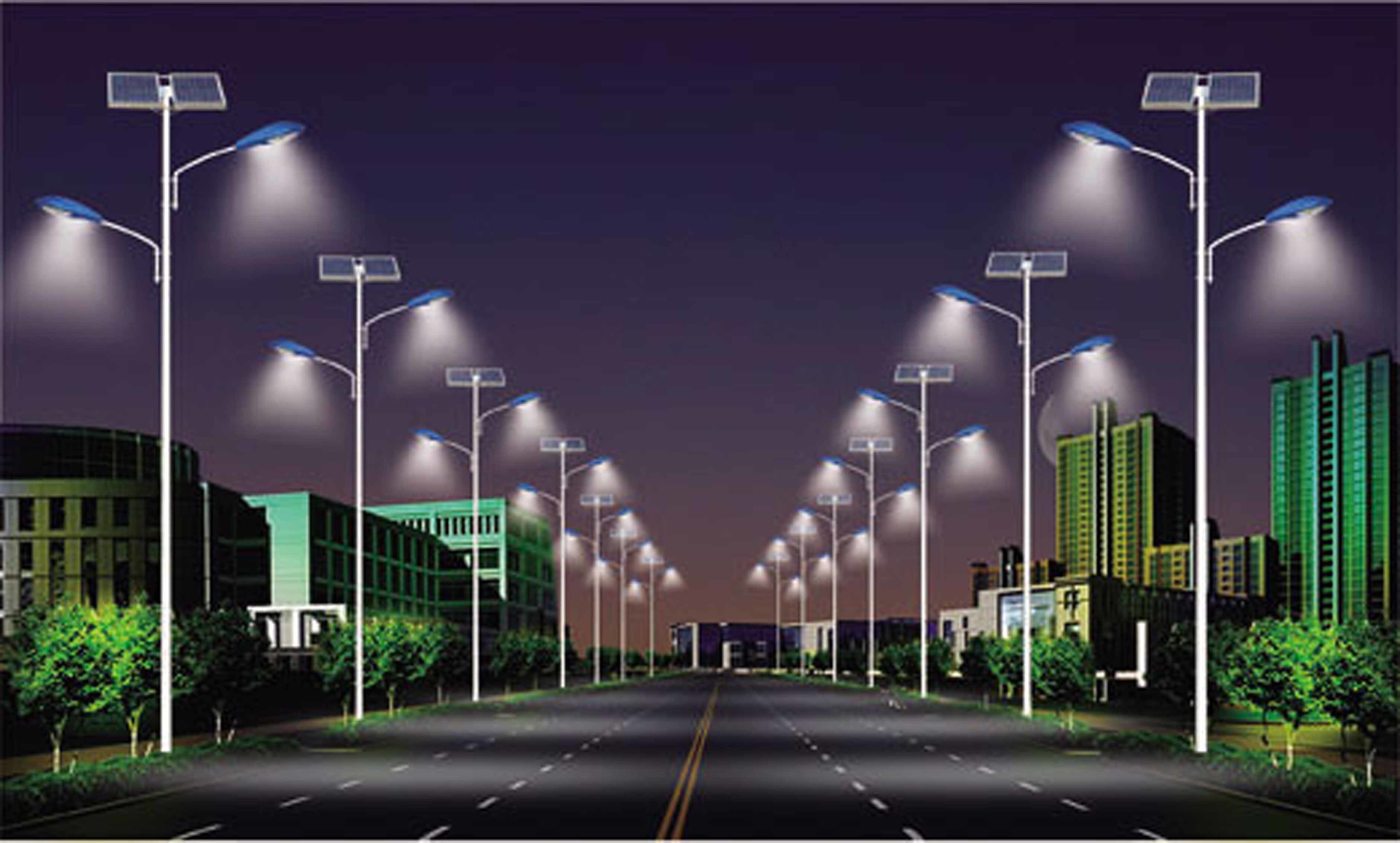 Hot Sale Galvanized 8m 30W-150W LED Solar Street Light