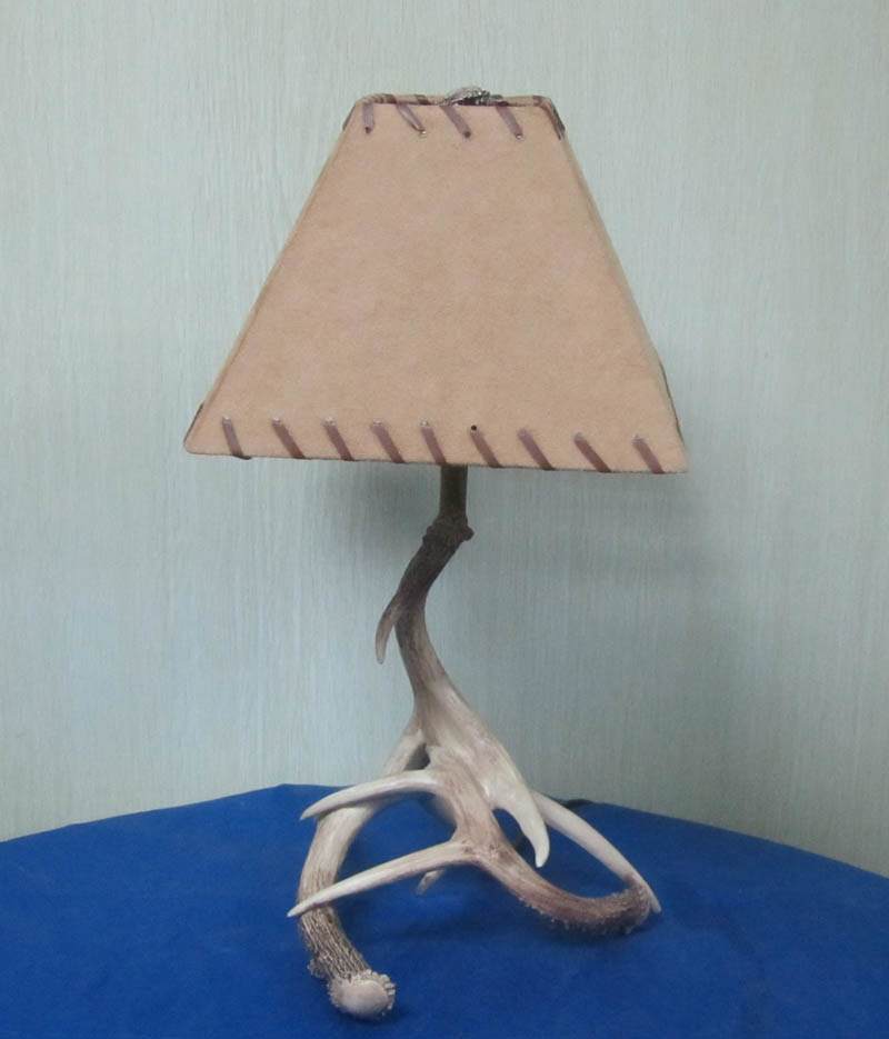 Faux Suede Shade Table Lamp