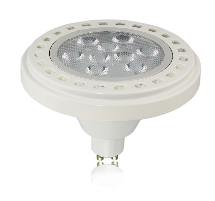 High Power 11W LED GU10-AR111 Bulb Light, LED Spot Lamp, White Cup