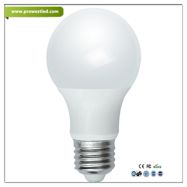 Aluminum E27 5W 7W 9W 12W LED Light Bulb with CE/RoHS