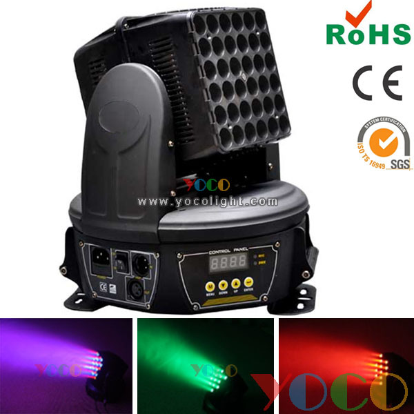 36X3w Double Side RGBWA LED Disco Wash Moving Head Light