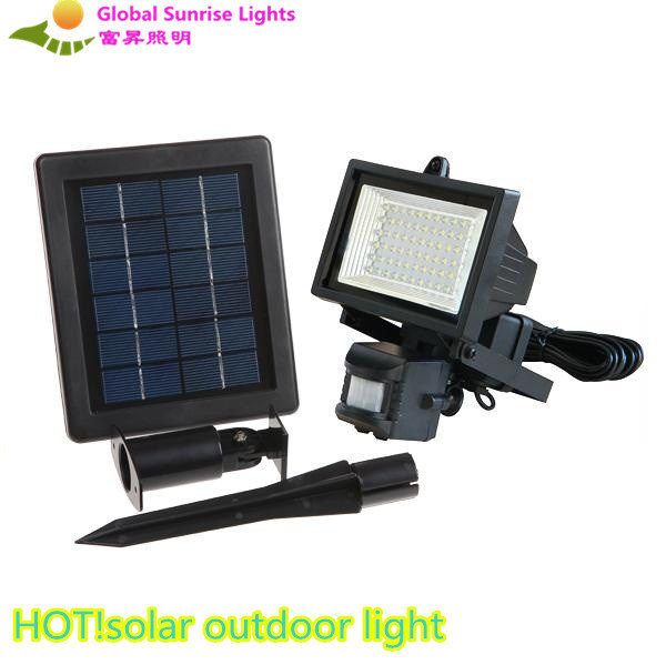 Solar Flood Light, Solar Secrity Light, Outdoor LED Light with Solar Panel