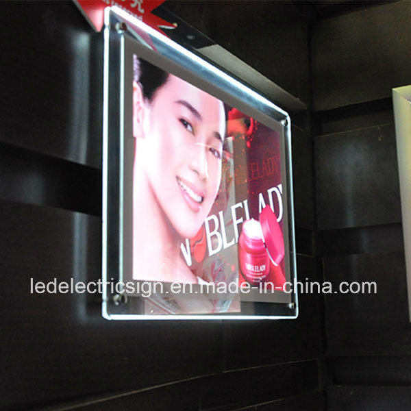 LED Customized Wall Mount Acrylic Crystal Light Box