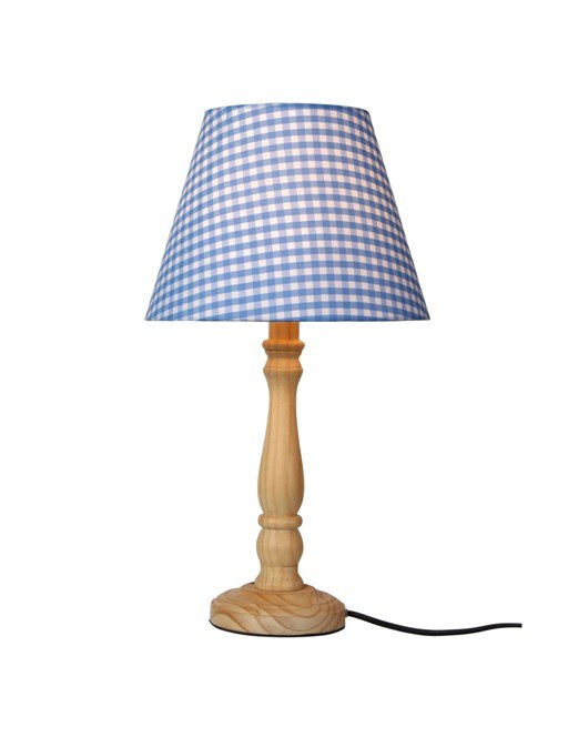 Table Lamp with Wooden Base (KO96YA-9101-2)