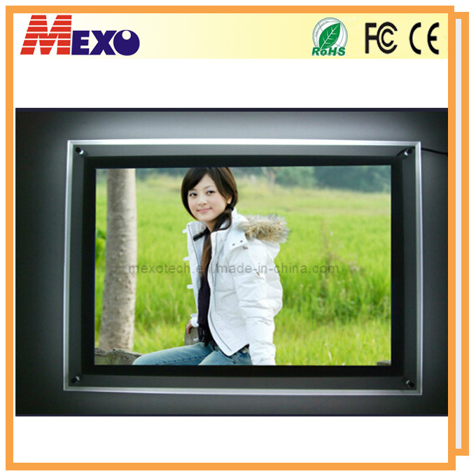 Crystal Ultra Slim LED Bank Advertising Light Box (CSW01-A4L-01)