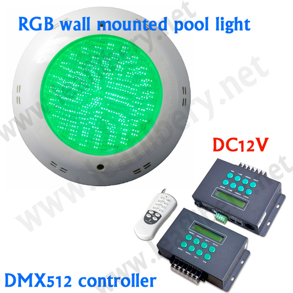315PCS SMD LED IP6812W DMX Control RGB 12V LED Swimming Pool Underwater Light