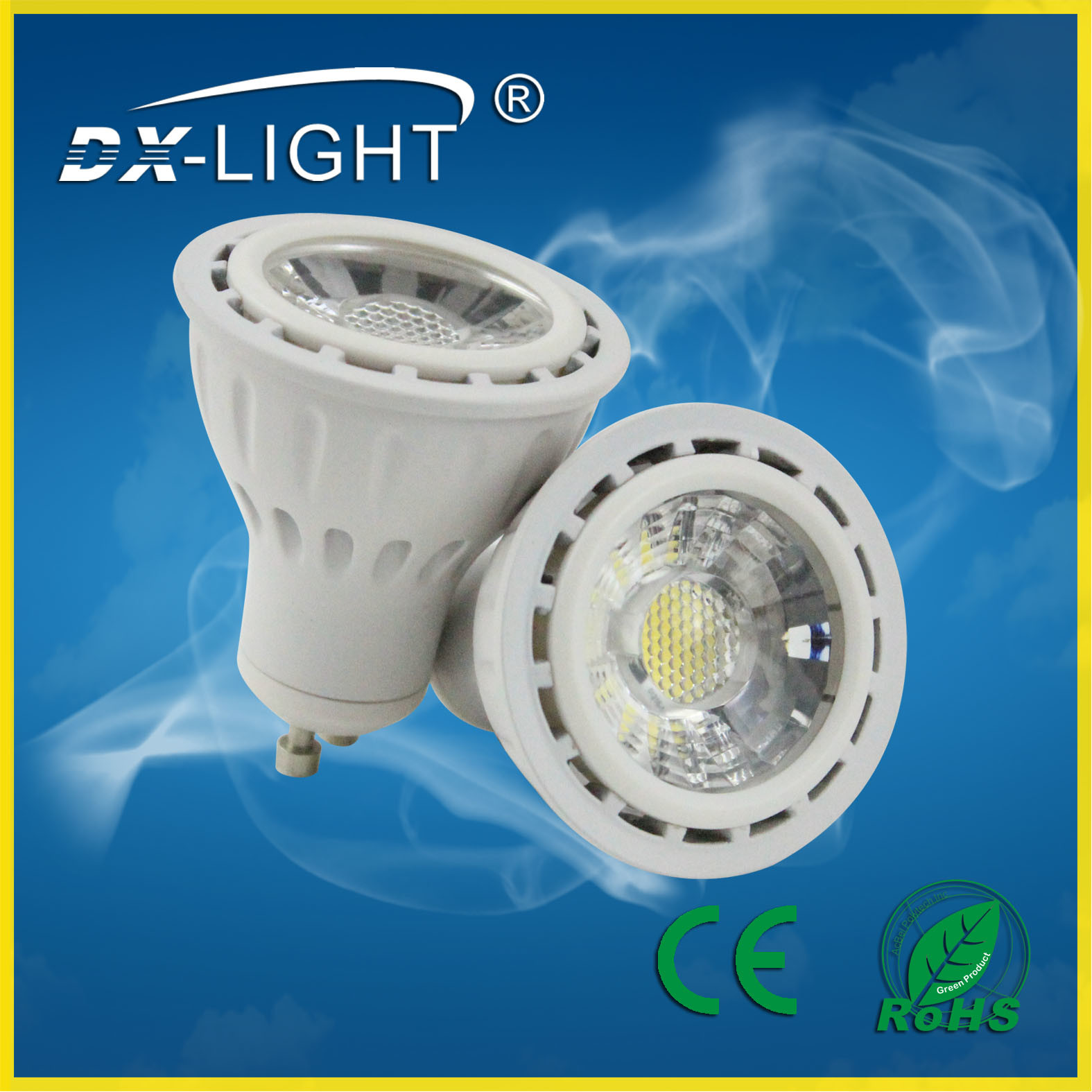 230V 8W COB GU10 CE Approved LED Spotlight