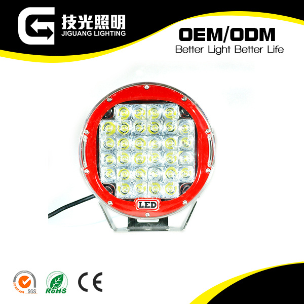 Rechargeable Battery Operated 9inch 96W CREE LED Car Work Driving Light for Truck and Vehicles.