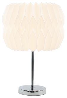 Special PVC Shade Table Lamp with Chrome Base