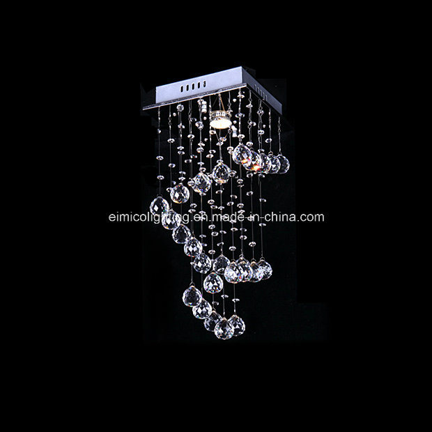 Small Square Base Chandelier Crystal Lighting Cw006