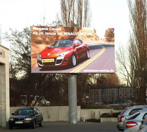 High Brightness 16mm Outdoor Full Color LED Display for Advertising