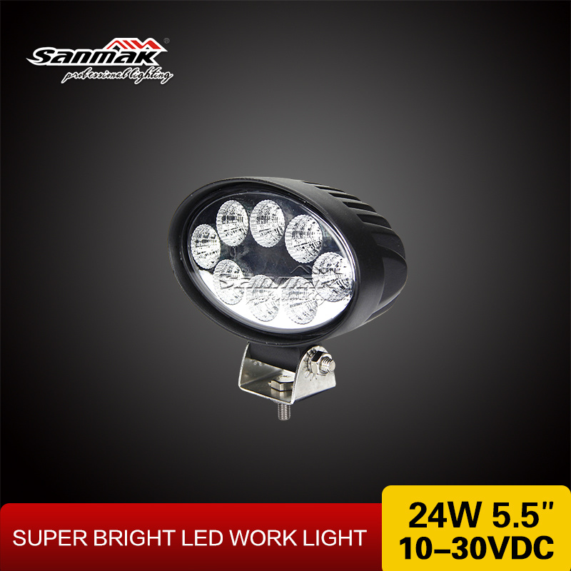 Elliptical 24watt 5.5 Inch LED Work Light