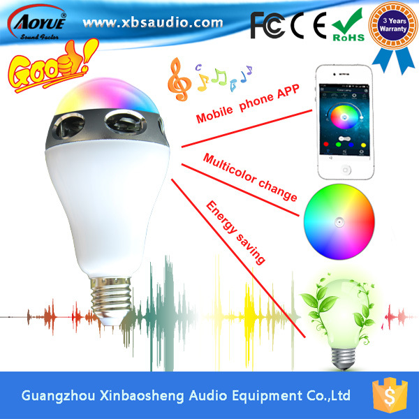 Energy Saving LED Light with Min Bluetooth Speaker