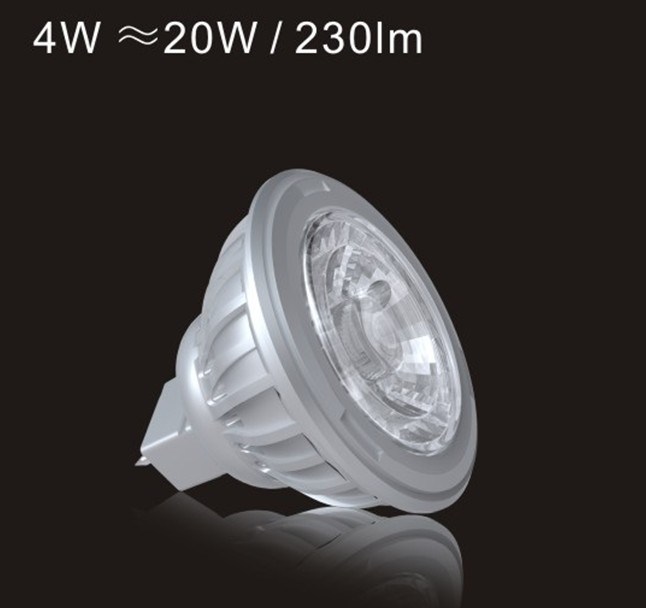 2014 4W MR16 COB LED Spotlight