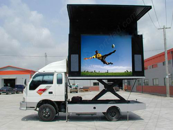 Truck Mounted P8 LED Display Outdoor