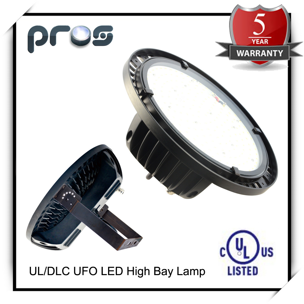 UL/Dlc 90-305V UFO 100W LED High Bay Light