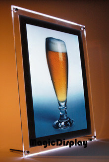 Acrylic Advertising Photo Frame Display