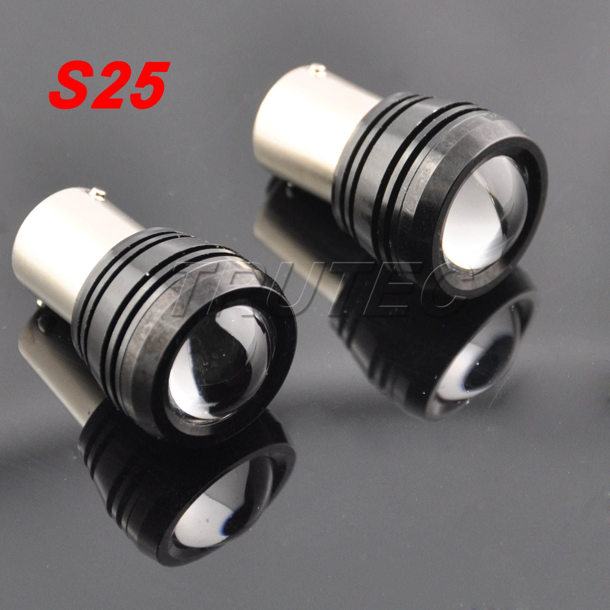 Auto LED Lights (S25 -3W Projector Lens)