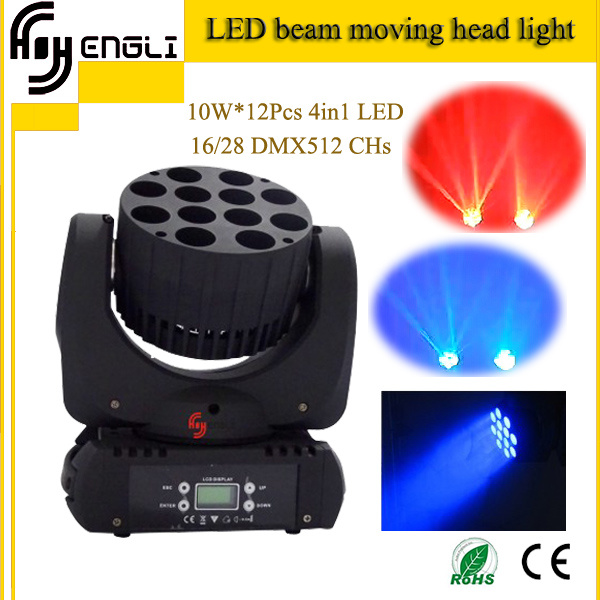 PRO 12*10W CREE Mini LED Moving Head Light for Stage