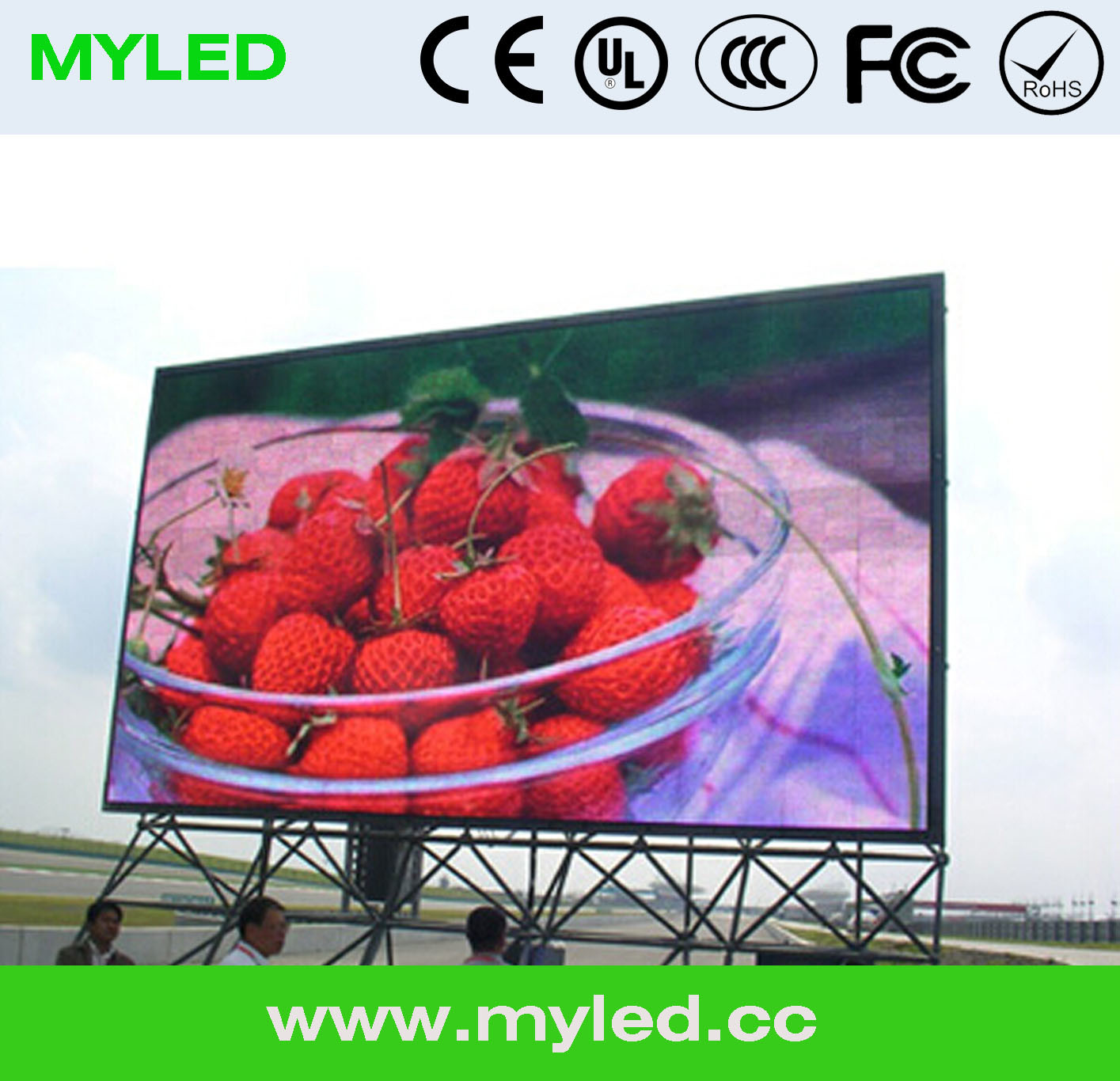 Outdoor High Brightness P10 Full Color LED Display