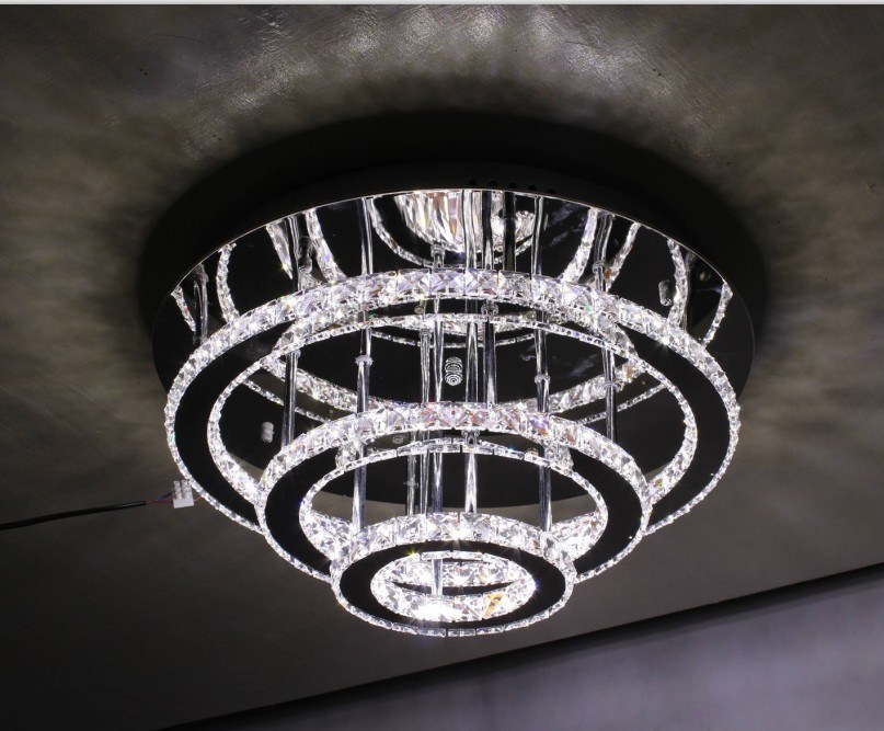 2014 New Design Crystal Chandelier Crystal LED Ceiling Light (KLD-60008-C)