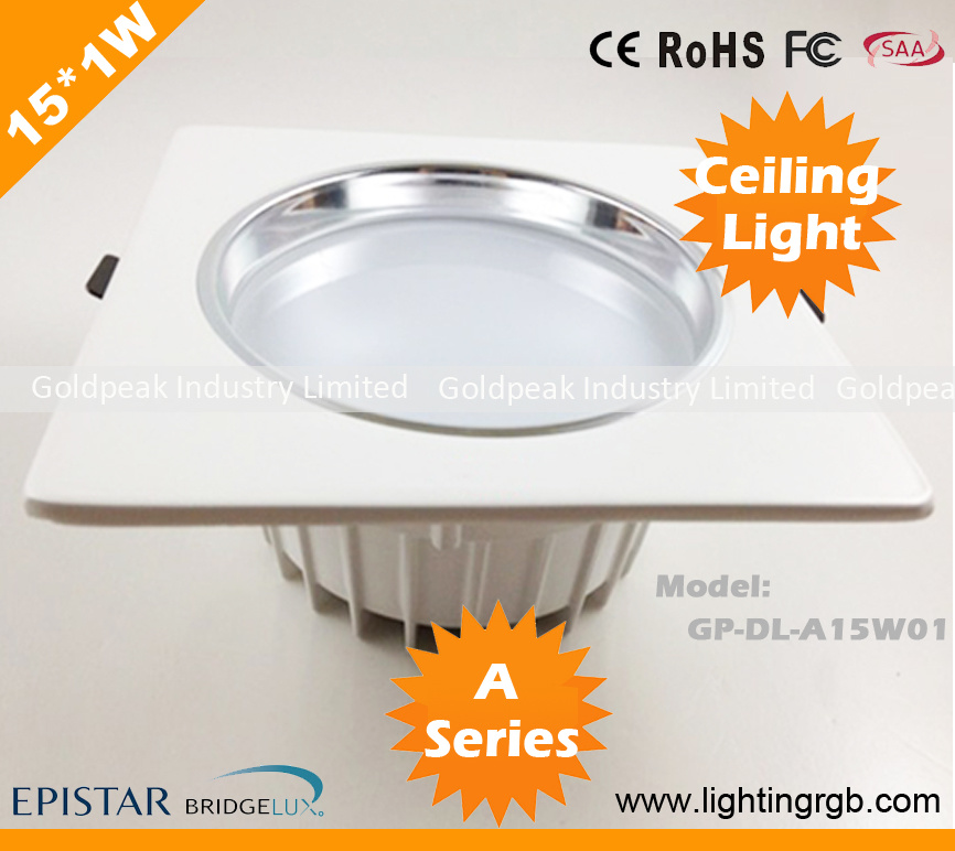 15W LED Ceiling Light/ LED Ceiling Lamp/ LED Down Light