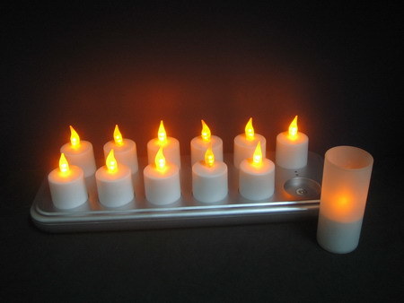 LED Flameless Candle X 12 with Cup
