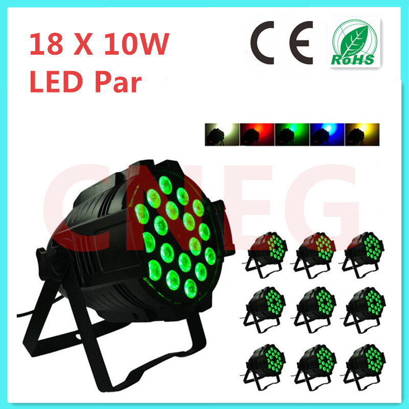 Non-Waterproof 18*10W RGBW 4 in 1 LED PAR Stage Lighting