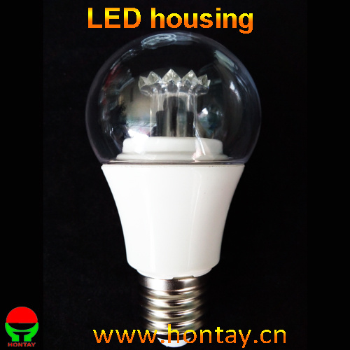 A60 LED Lens Bulb with Heat Sink Housing