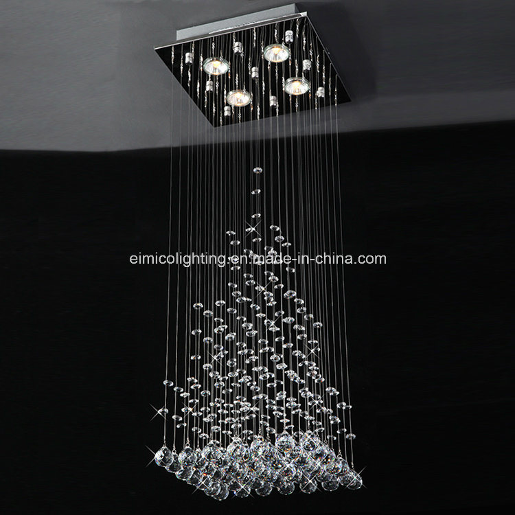 Mini Square Crystal Chandelier Lighting (EM0291-4L)