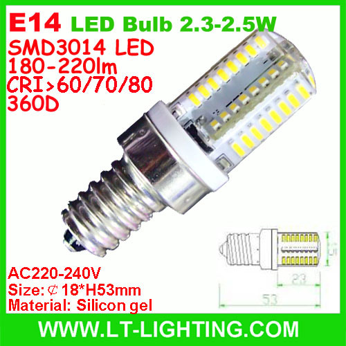 E14 2.5W LED Bulb (LT-E14P4)