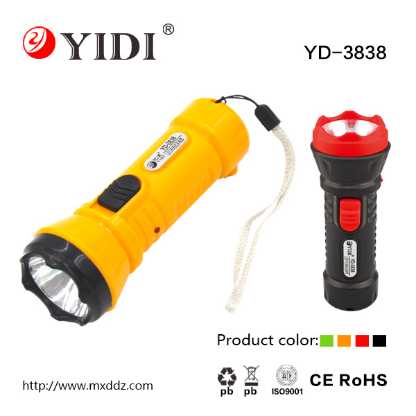 China 0.5W LED Rechargeable Home Flashlight with Battery