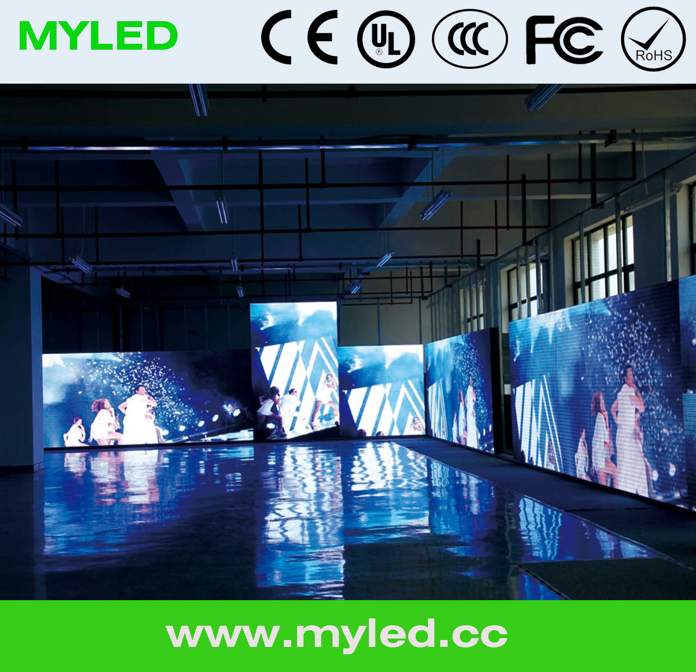 Indoor pH4 High Definition Full Color LED Display
