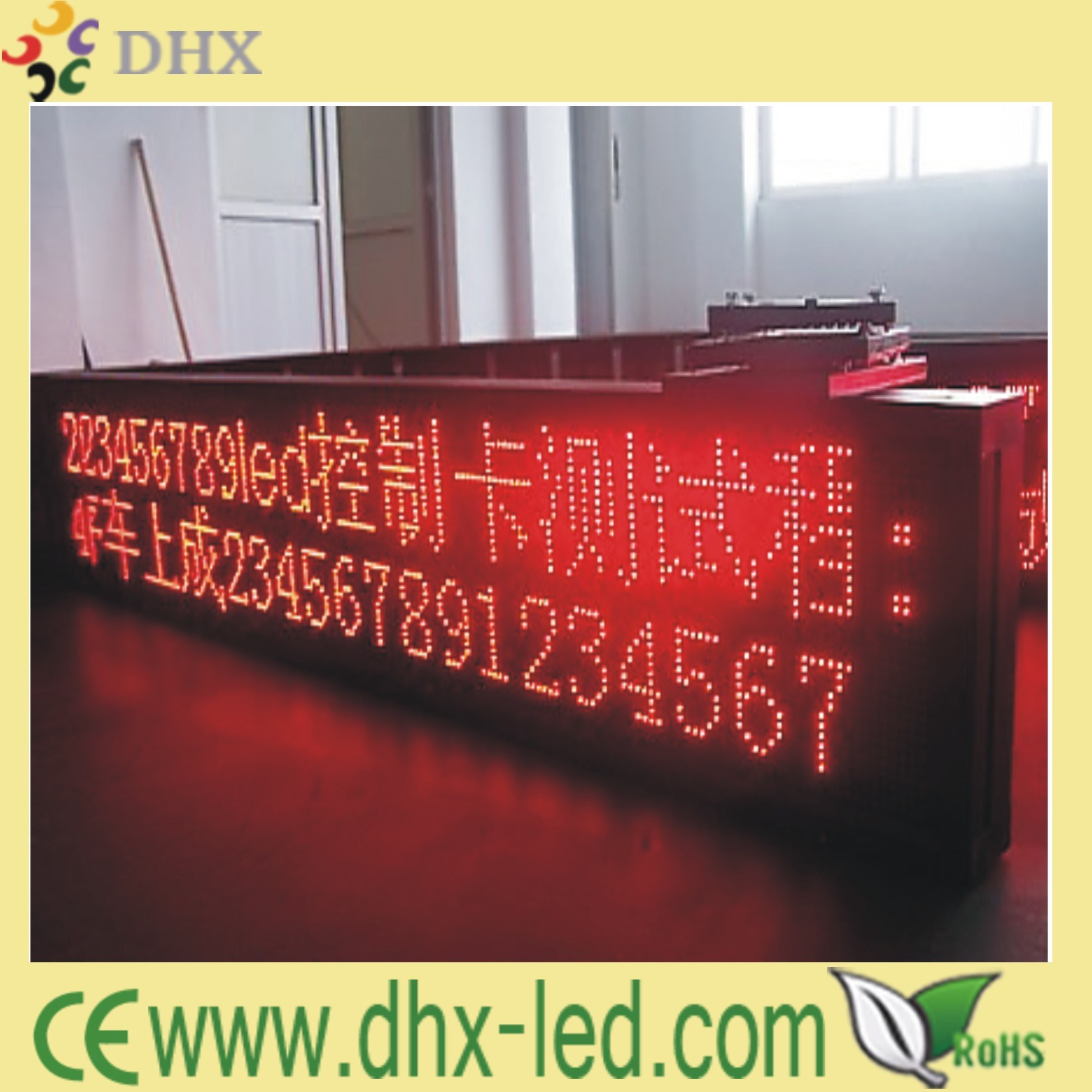 P10 Single Color Semi-Outdoor LED Display
