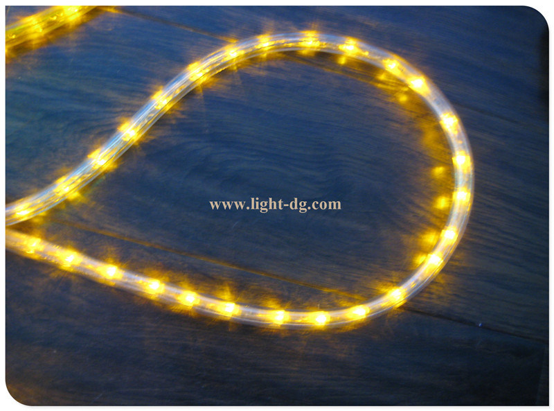 Yellow Round 3wires LED Rope Lights