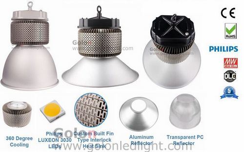 100W LED High Bay Light 96lm/W Meanwell Driver Philips LED Ra80 5 Years Warranty LED High Bay Light 100W