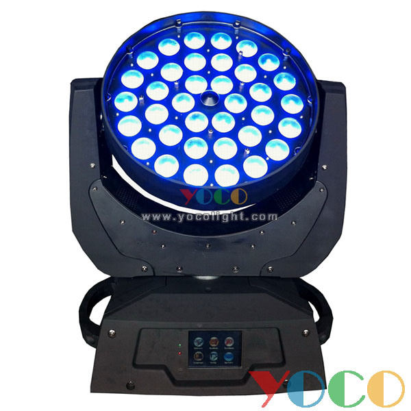 36*18W RGBWA UV 6in1 LED Disco Moving Head Stage Light