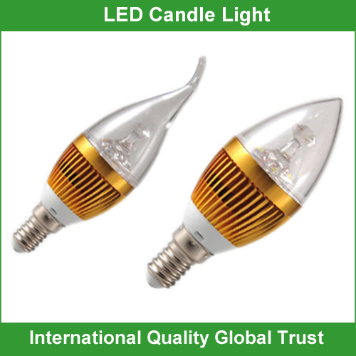 3W E14 LED Candle Bulb Light