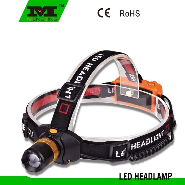 Rechargeable Aluminum CREE LED Headlamp